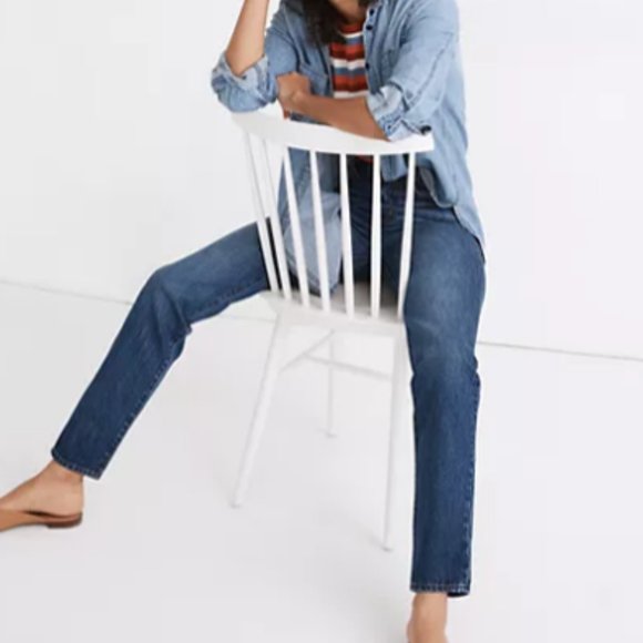 Madewell Perfect Vintage Full Length Jean, Concordia Wash, 100% Cotton - Picture 4 of 6